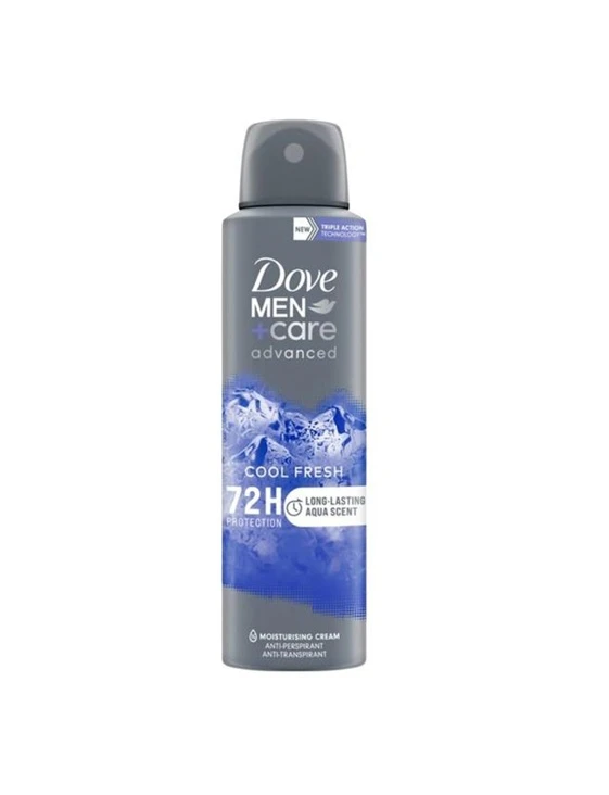 DOVE ANTIPERSPIRANT DEO 150ML MEN ADVANCED CARE COOL FRESH 